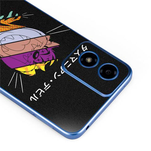 Looney Tunes Tasmanian Devil Sliced Juxtapose Moto G Play 4G (2024) Skin