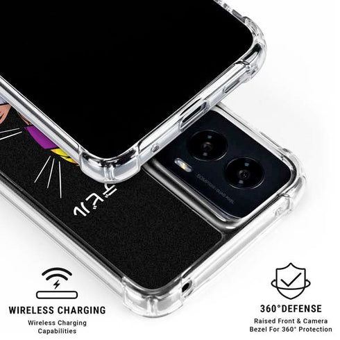Looney Tunes Tasmanian Devil Sliced Juxtapose Moto G Power 5G (2024) Clear Case