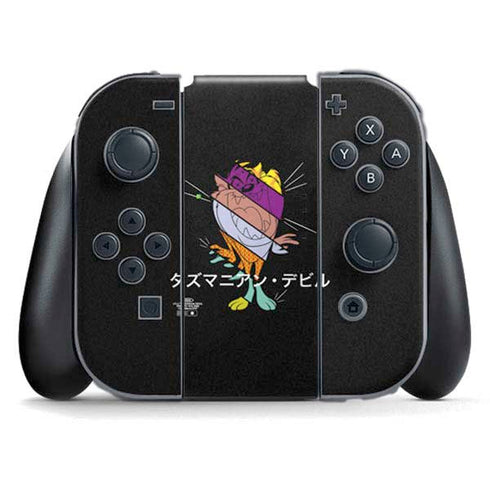 Looney Tunes Tasmanian Devil Sliced Juxtapose Nintendo Switch (2017-2021) Joy-Con Controller Skin