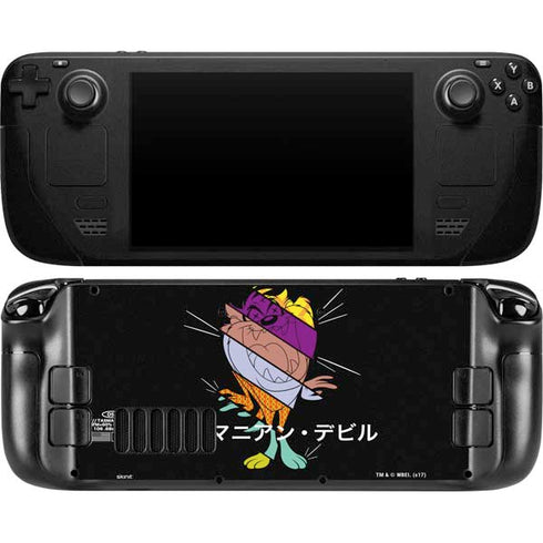 Looney Tunes Tasmanian Devil Sliced Juxtapose Steam Deck Handheld Gaming Computer OLED Skin