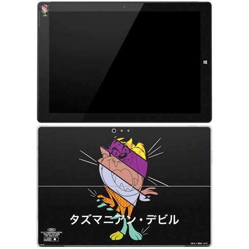 Looney Tunes Tasmanian Devil Sliced Juxtapose Surface Pro 3 Skin