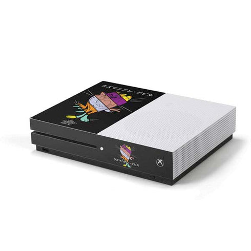 Looney Tunes Tasmanian Devil Sliced Juxtapose Xbox One S Console Skin