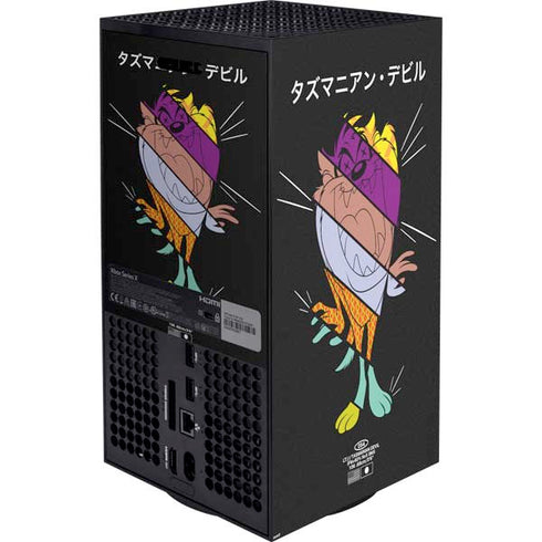 Looney Tunes Tasmanian Devil Sliced Juxtapose XBox Series X Digital Edition Bundle Skin