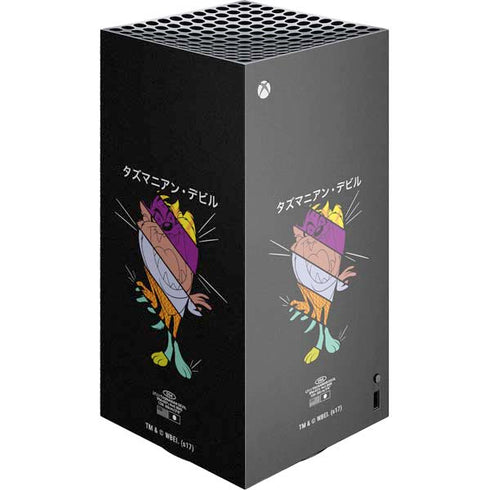 Looney Tunes Tasmanian Devil Sliced Juxtapose XBox Series X Digital Edition Console Skin