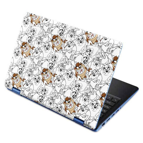 Looney Tunes Tasmanian Devil Super Sized Pattern Aspire R11 11.6in Skin