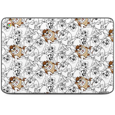 Looney Tunes Tasmanian Devil Super Sized Pattern HP Chromebook Skin
