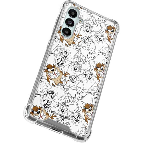 Looney Tunes Tasmanian Devil Super Sized Pattern Galaxy A16 5G Clear Case