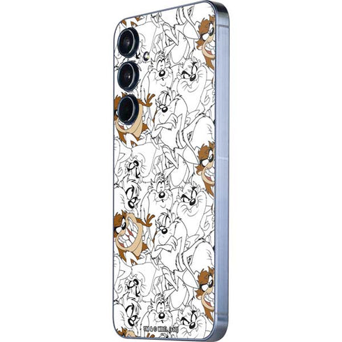 Looney Tunes Tasmanian Devil Super Sized Pattern Galaxy A55 5G Skin