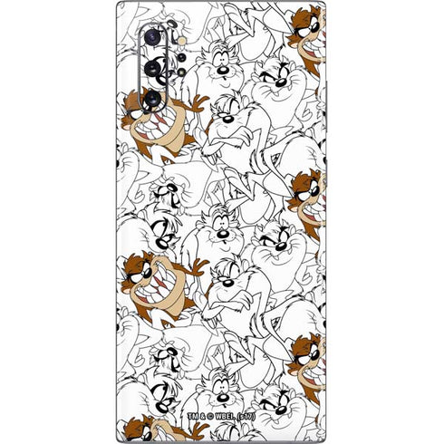 Looney Tunes Tasmanian Devil Super Sized Pattern Galaxy Note 10 Plus Skin