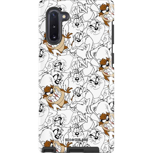 Looney Tunes Tasmanian Devil Super Sized Pattern Galaxy Cases