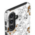 Looney Tunes Tasmanian Devil Super Sized Pattern Galaxy S25 Impact Case