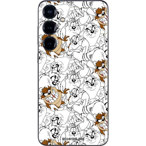 Looney Tunes Tasmanian Devil Super Sized Pattern Galaxy S24 Skin