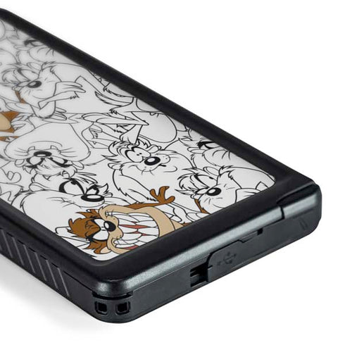 Looney Tunes Tasmanian Devil Super Sized Pattern Galaxy S24 Ultra Waterproof Case