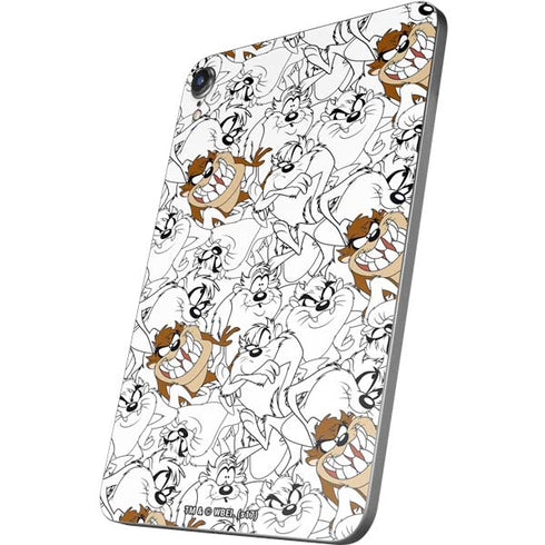 Looney Tunes Tasmanian Devil Super Sized Pattern Apple iPad Mini Skin