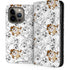 Looney Tunes Tasmanian Devil Super Sized Pattern iPhone 13 Pro Folio Case