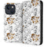 Looney Tunes Tasmanian Devil Super Sized Pattern iPhone 14 Folio Case