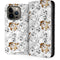 Looney Tunes Tasmanian Devil Super Sized Pattern iPhone 14 Pro Folio Case