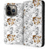 Looney Tunes Tasmanian Devil Super Sized Pattern iPhone 14 Pro Folio Case