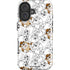 Looney Tunes Tasmanian Devil Super Sized Pattern iPhone 16 Impact Case