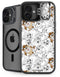 Looney Tunes Tasmanian Devil Super Sized Pattern iPhone 16 Kickstand Case