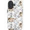 Looney Tunes Tasmanian Devil Super Sized Pattern iPhone 16 Magsafe Impact Case