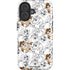Looney Tunes Tasmanian Devil Super Sized Pattern iPhone 16 Magsafe Impact Case
