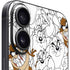 Looney Tunes Tasmanian Devil Super Sized Pattern iPhone 16 Plus Skin