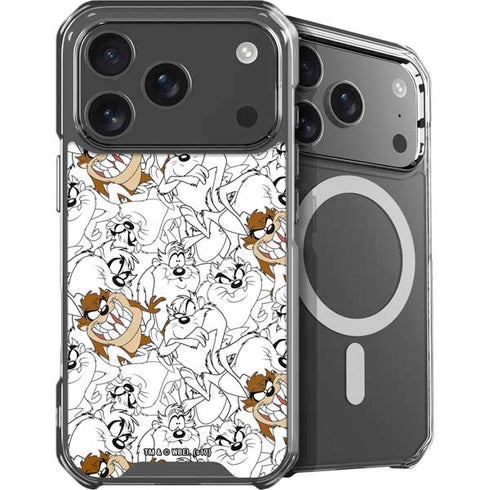 Looney Tunes Tasmanian Devil Super Sized Pattern iPhone 18 Pro MagSafe Case