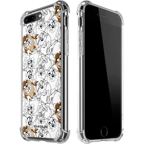 Looney Tunes Tasmanian Devil Super Sized Pattern iPhone Cases
