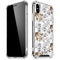 Looney Tunes Tasmanian Devil Super Sized Pattern iPhone X/XS Clear Case