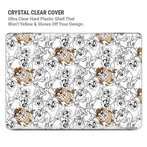 Looney Tunes Tasmanian Devil Super Sized Pattern MacBook Pro 14in (2021-24) Case plus Skin