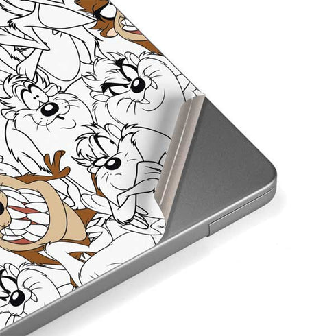 Looney Tunes Tasmanian Devil Super Sized Pattern Apple MacBook Pro 14-inch Skin