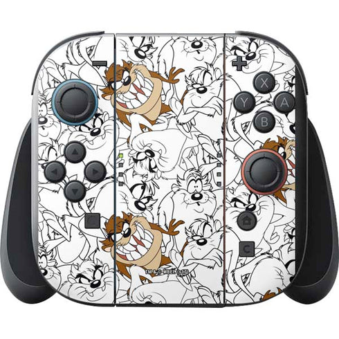 Looney Tunes Tasmanian Devil Super Sized Pattern Nintendo Switch 2 (2025) with Joy-Con Skin