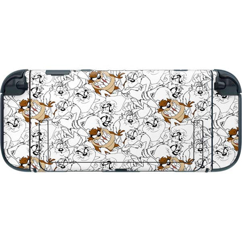 Looney Tunes Tasmanian Devil Super Sized Pattern Nintendo Switch 2 (2025) with Joy-Con Skin