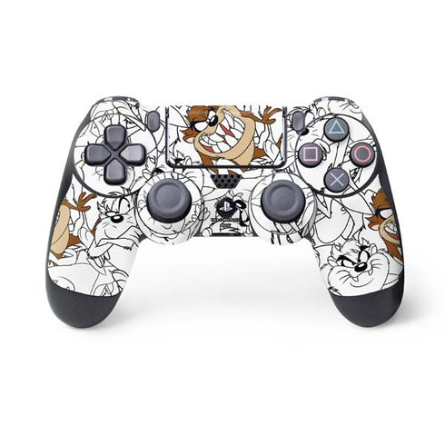 Looney Tunes Tasmanian Devil Super Sized Pattern PlayStation PS4 Skins
