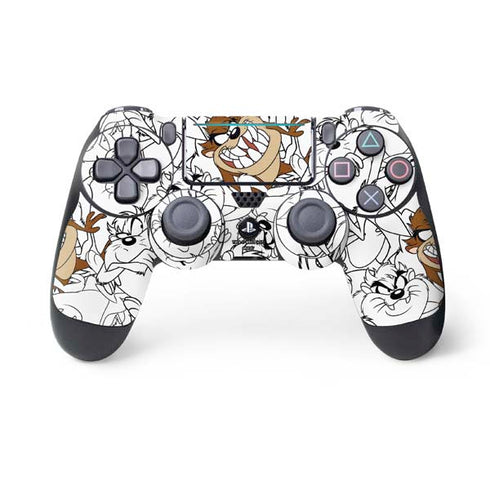 Looney Tunes Tasmanian Devil Super Sized Pattern PlayStation PS4 Skins