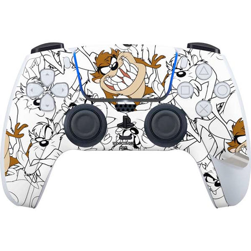 Looney Tunes Tasmanian Devil Super Sized Pattern PS5 Pro Bundle Skin