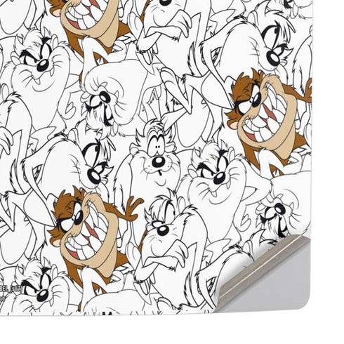 Looney Tunes Tasmanian Devil Super Sized Pattern PS5 Pro Console Skin