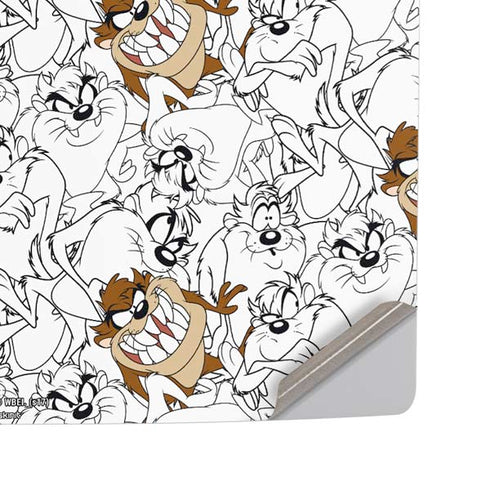 Looney Tunes Tasmanian Devil Super Sized Pattern PS5 Pro Disk Console Skin