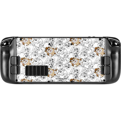Looney Tunes Tasmanian Devil Super Sized Pattern Steam Deck Handheld Gaming Computer Skin