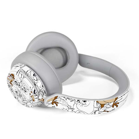 Looney Tunes Tasmanian Devil Super Sized Pattern Surface Headphones Skin
