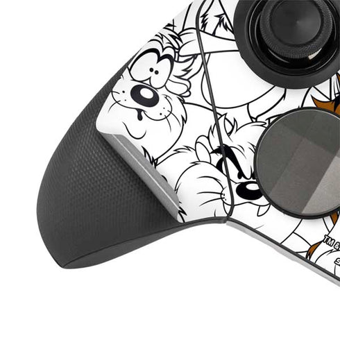 Looney Tunes Tasmanian Devil Super Sized Pattern Xbox Elite Wireless Controller Series 2 Skin
