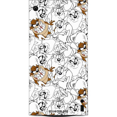 Looney Tunes Tasmanian Devil Super Sized Pattern XBox Series X Digital Edition Console Skin