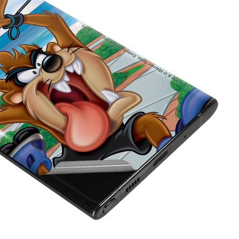 Looney Tunes Tasmanian Devil Surfboard Galaxy Note 10 Plus Skin