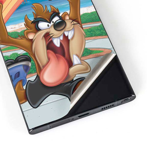 Looney Tunes Tasmanian Devil Surfboard Galaxy S24 Ultra Skin