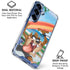 Looney Tunes Tasmanian Devil Surfboard Galaxy S25 Plus Clear Case