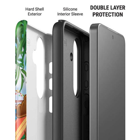 Looney Tunes Tasmanian Devil Surfboard Galaxy S26 Plus Impact Case