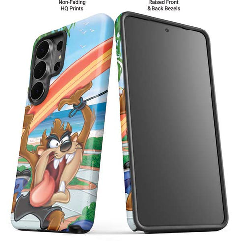 Looney Tunes Tasmanian Devil Surfboard Galaxy S26 Ultra Impact Case
