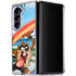 Looney Tunes Tasmanian Devil Surfboard Galaxy Z Fold5 5G Clear Case