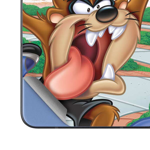 Looney Tunes Tasmanian Devil Surfboard Galaxy Z Fold5 5G Skin